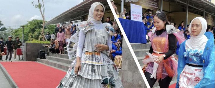 se.302-Fashion Week di gelar Universitas Pelita Bangsa, Kostum Daur Ulang Sampah