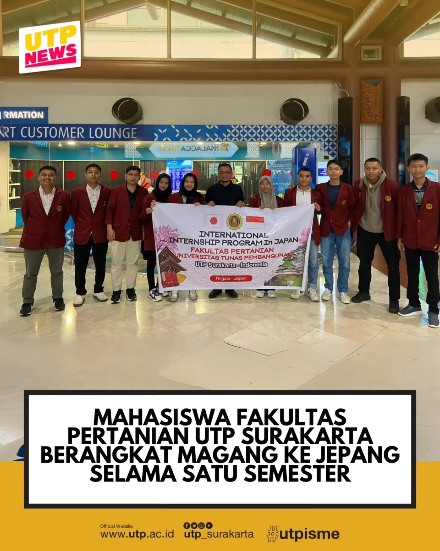 Mahasiswa UTP Surakarta Magang ke Jepang! Buktikan Siap Bersaing di Kancah Global