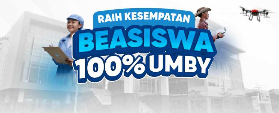 Info Beasiswa UMBY 2025/2026 Informasi Beasiswa Kemerdekaan 100% Universitas Mercu Buana Yogyakarta (UMBY)