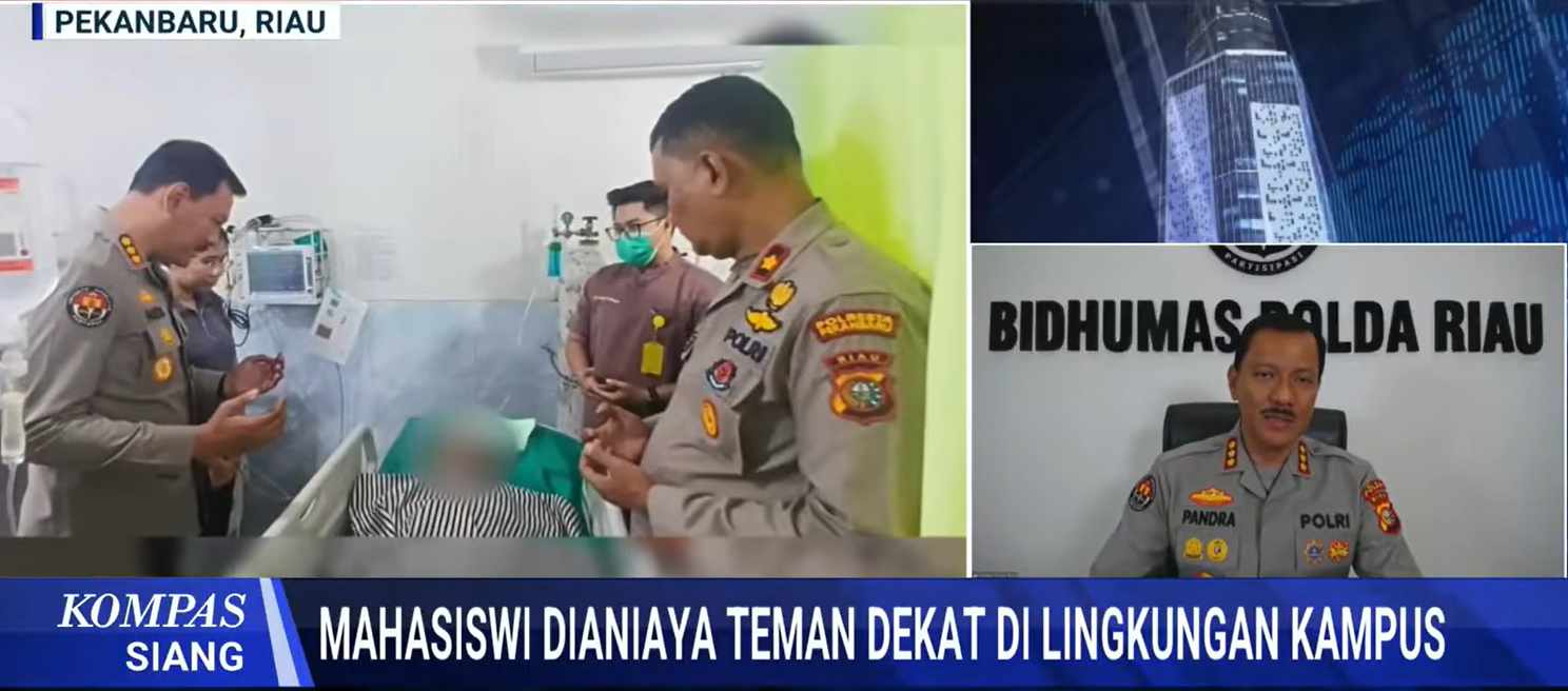 Polisi Mahasiswa Pelaku Pembacokan Mahasiswi di Riau Menyesal dan Ingin Bertobat